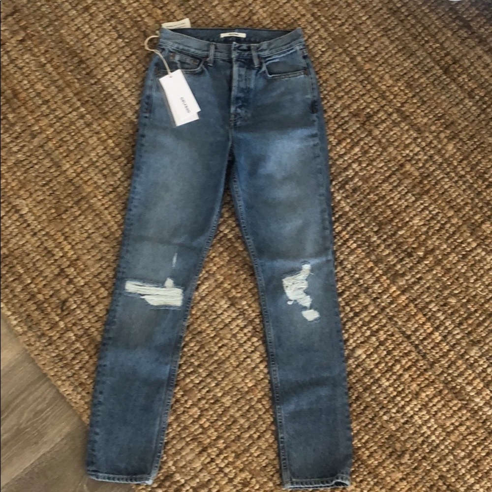 NWT GRLFRND super high rise karolina jeans size 25